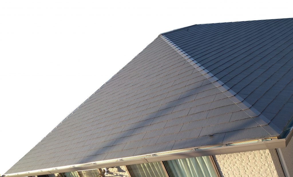 住友林業の標準仕様の屋根はスレート瓦（コロニアルグラッサ）
